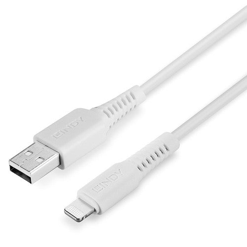 Lindy 1m USB Type A to Lightning Cable White