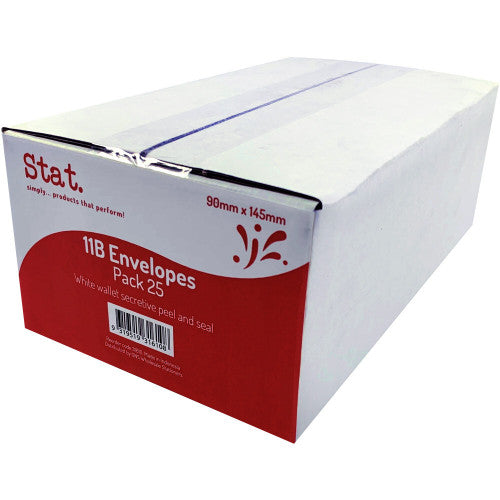 11B Secret Envelopes Peel and Seal Box 500