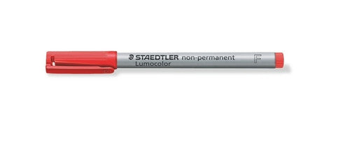 Staedtler Lumocolor Non-Permanent Pen Fine Red Box 10 316-2