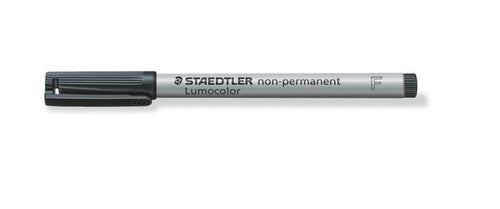 Staedtler Lumocolor Non-Permanent Fine Pen Black Box 10 316-9