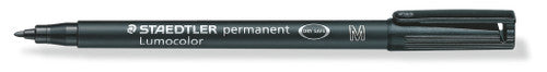 Staedtler Lumocolor Permanent Pen Medium Black Box of 10 317-9