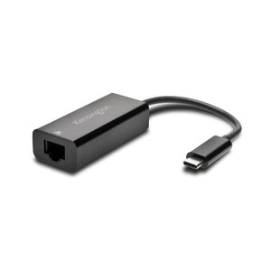 Kensington CA1100E USB-C to Gigabit Ethernet Adapter Black