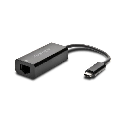 Kensington CA1100E USB-C to Gigabit Ethernet Adapter Black