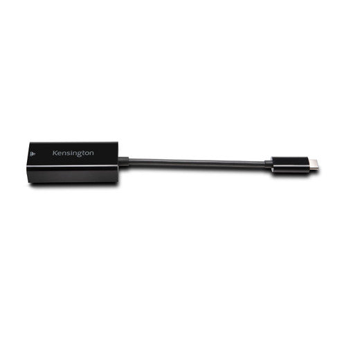 Kensington CA1100E USB-C to Gigabit Ethernet Adapter Black