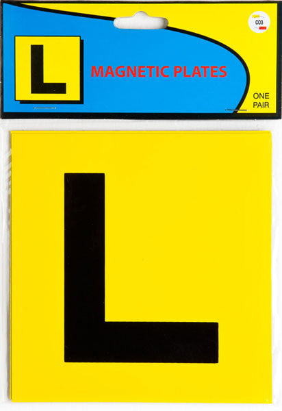 Magnetic L Plates – Yellow Background