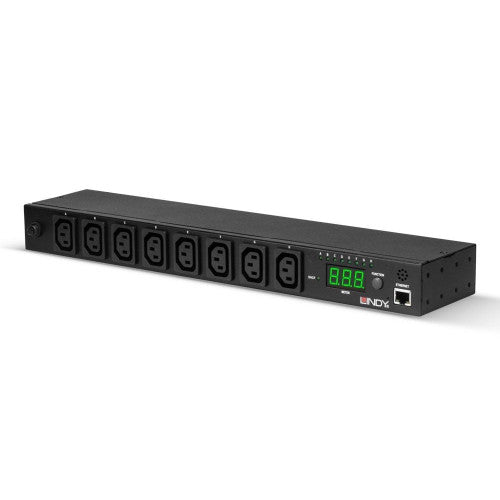 Lindy IPower Control Classic 8 Port Remote Power Switch Black