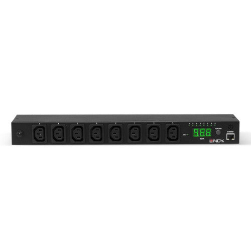 Lindy IPower Control Classic 8 Port Remote Power Switch Black