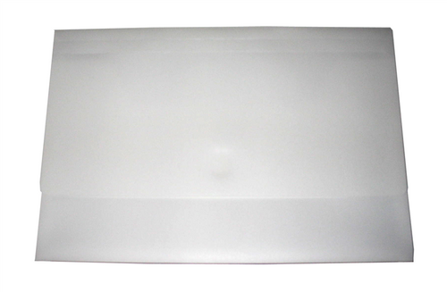 Colby 328F Polywally Wallet Foolscap Hook and Loop Closure White Pack of 12