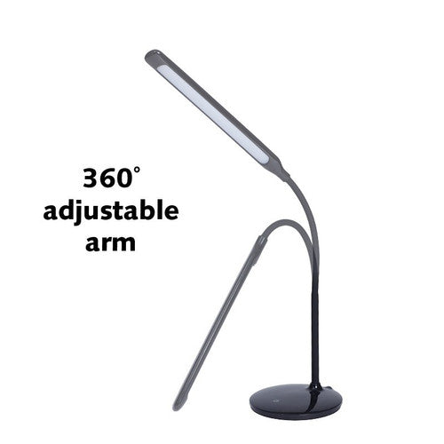 Nero Flexi Desk Lamp Black