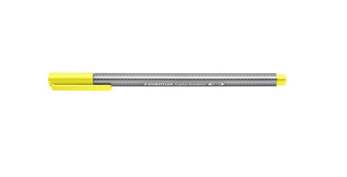 Staedtler Triplus Fineliner Light Yellow Box of 10 334-10