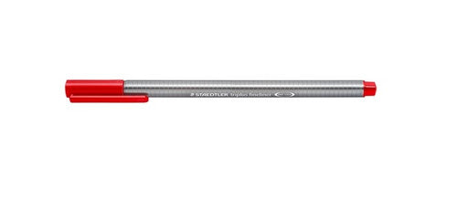 Staedtler 334-2 Triplus Fineliner in Red Box of 10