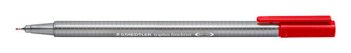 Staedtler 334-2 Triplus Fineliner in Red Box of 10