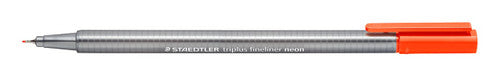 Staedtler Triplus Fineliner Neon Red Box of 10 334-201