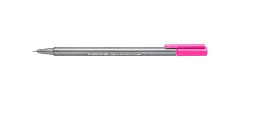 Staedtler Triplus Fineliner Neon Pink Box of 10 334-221
