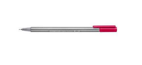 Staedtler Triplus Fineliner Bordeaux Red Box of 10 334-23