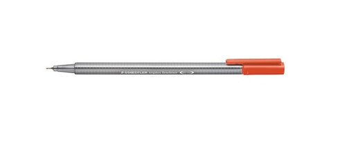 Staedtler Triplus Fineliner Scarlet Red Box of 10 334-24