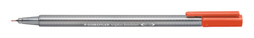 Staedtler Triplus Fineliner Scarlet Red Box of 10 334-24