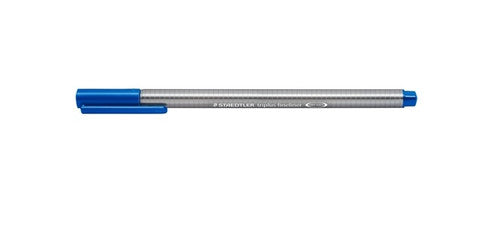 Staedtler 334-3 Triplus Fineliner in Blue Box of 10