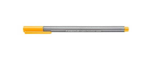 Staedtler Triplus Fineliner Neon Orange Box of 10 334-401