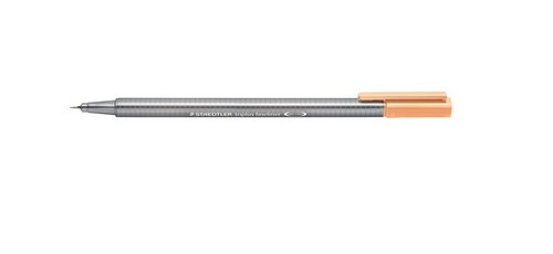 Staedtler Triplus Fineliner Peach Box of 10 334-430