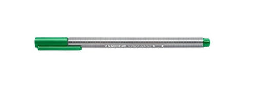 Staedtler Triplus Fineliner Green Box of 10 334-5