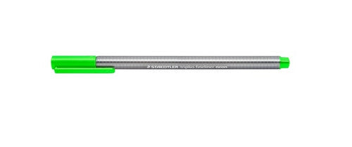 Staedtler Triplus Fineliner Neon Green Box of 10 334-501