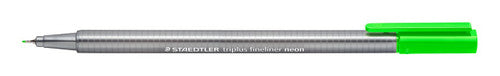 Staedtler Triplus Fineliner Neon Green Box of 10 334-501