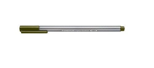 Staedtler Triplus Fineliner Olive Green Box of 10 334-57
