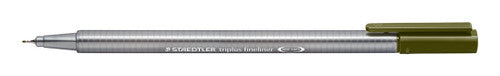 Staedtler Triplus Fineliner Olive Green Box of 10 334-57