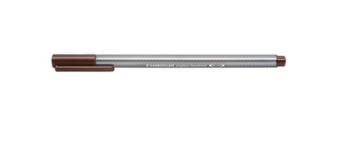 Staedtler Triplus Fineliner Tobacco Brown Box of 10 334-77