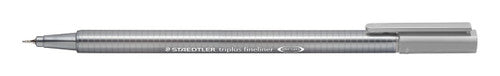 Staedtler Triplus Fineliner Light Grey Box of 10 334-82