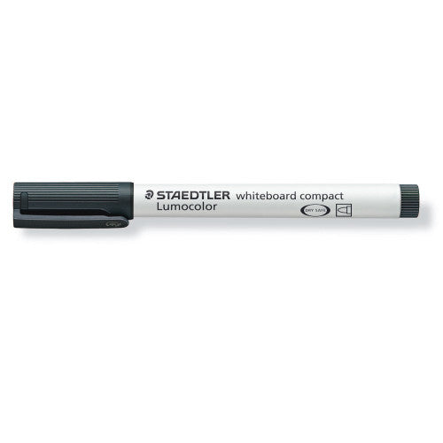 Staedtler Lumocolor Whiteboard Compact Marker Bullet Point Black Box of 10 341-9