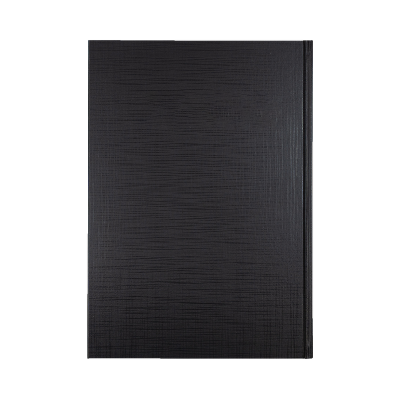 Collins Kingsgrove 2027 A4 week to view diary black cover and spine detail