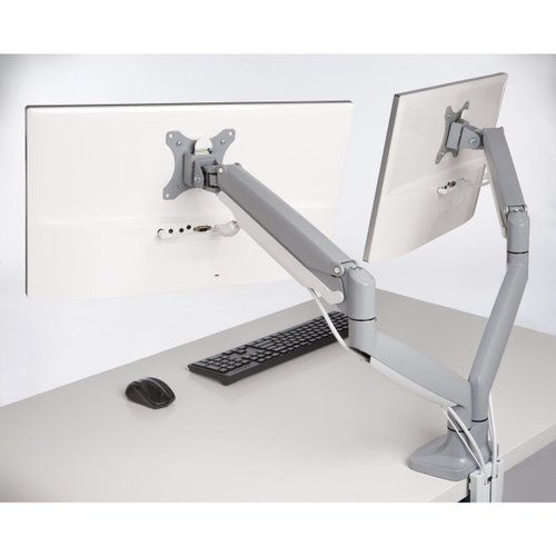 Kensington SmartFit One-Touch Height Adjustable Dual Monitor Arm Grey