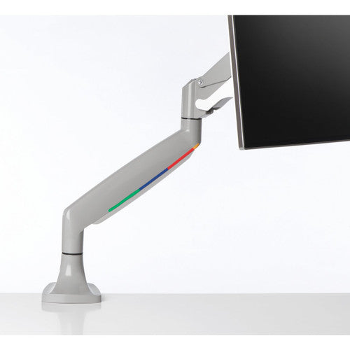 Kensington SmartFit One-Touch Height Adjustable Single Monitor Arm Grey