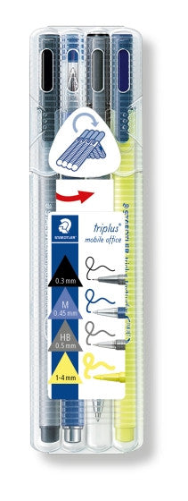 Staedtler 34 SB4 Triplus Mobile Office Multi Set of 4