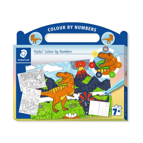 Staedtler 34 CBN02 Triplus Colour by Numbers Dinosaur