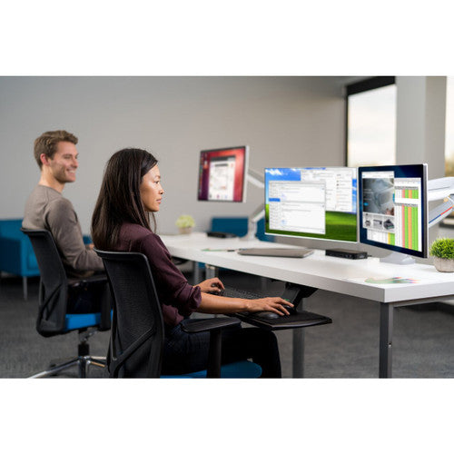 Kensington SmartFit One-Touch Height Adjustable Dual Monitor Arm Grey