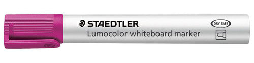 Staedtler 351-20 Non-Permanent Pink Bullet Tip Lumocolor Whiteboard Marker Box of 10