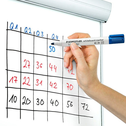 Staedtler 351-20 Non-Permanent Pink Bullet Tip Lumocolor Whiteboard Marker Box of 10