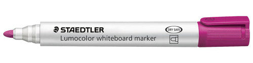 Staedtler 351-20 Non-Permanent Pink Bullet Tip Lumocolor Whiteboard Marker Box of 10