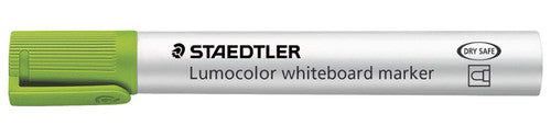 Staedtler 351-53 Non-Permanent Light Green Bullet Tip Lumocolor Whiteboard Marker Box of 10