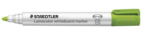 Staedtler 351-53 Non-Permanent Light Green Bullet Tip Lumocolor Whiteboard Marker Box of 10