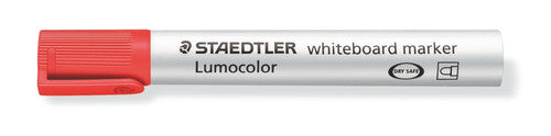 Staedtler Non-Permanent Red Bullet Tip Lumocolor Whiteboard Marker 351-2