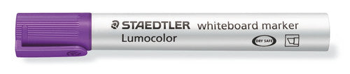 Staedtler 351 B-6 Non-Permanent Violet/Purple Chisel Tip Lumocolor Whiteboard Marker Box of 10
