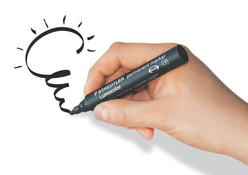 Staedtler Lumocolor Permanent Marker Green Bullet Tip 352-5