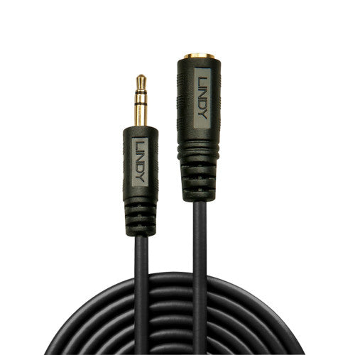 Lindy 5m Premium 3.5mm Stereo Audio Extension Cable