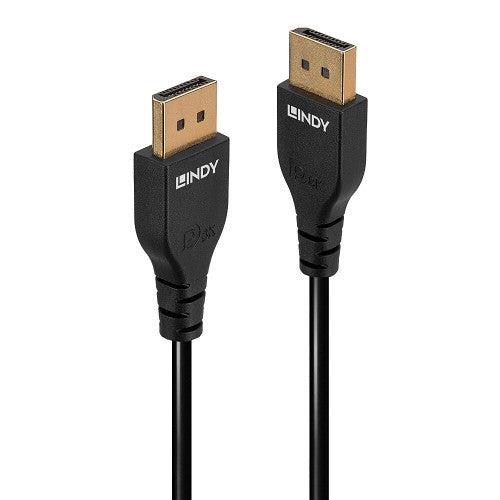 Lindy 1m Slim DisplayPort 1.4 Cable Black