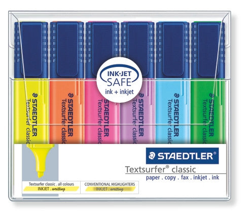 Staedtler Assorted Textsurfer Classic Highlighter Wallet of 6 364 WP6