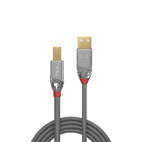 Lindy 1m USB 2.0 Type A to B Cable Cromo Line